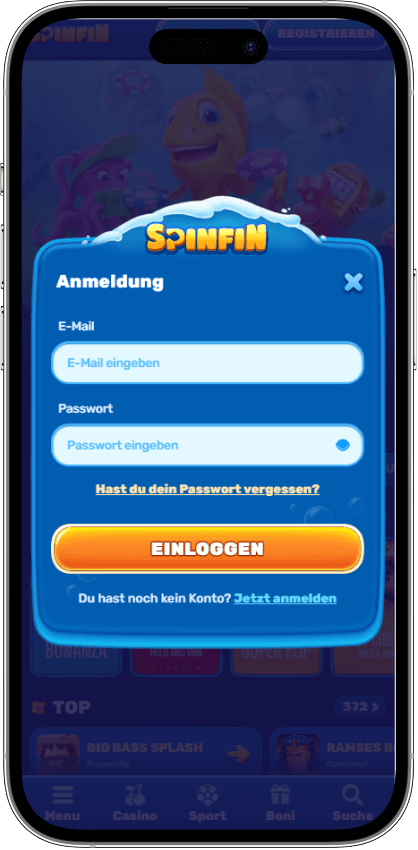 Spinfin Casino Login